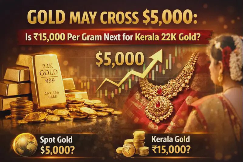 Gold May Cross $5,000: Is ₹15,000 per Gram Next for Kerala 22K Gold?
