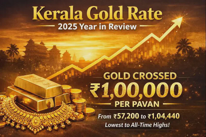 Kerala Gold Rate 2025 Year in Review: The Year Gold Crossed ₹1 Lakh per Pavan