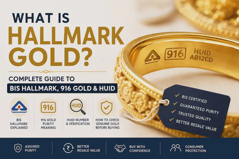 What is Hallmark Gold? Complete Guide to BIS Hallmark, 916 Gold & HUID
